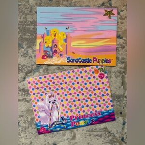 Lisa Frank Vintage Puppy Envelope Lot Princess Pearls Sandcastle Puppies